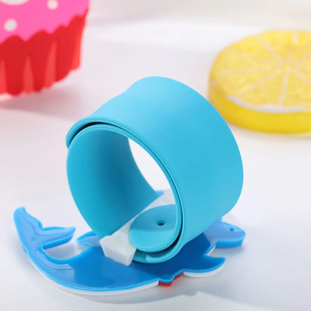 6 個のシリコンブレスレット DIY スラップブレスレットリストバンドバルクスペース用