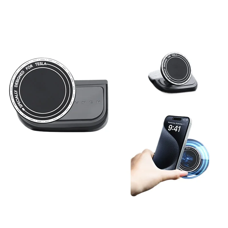 

Suitable for Tesla Model 3 Highland Model Y Juniper mobile phone car bracket dedicated navigation magnetic suction rack