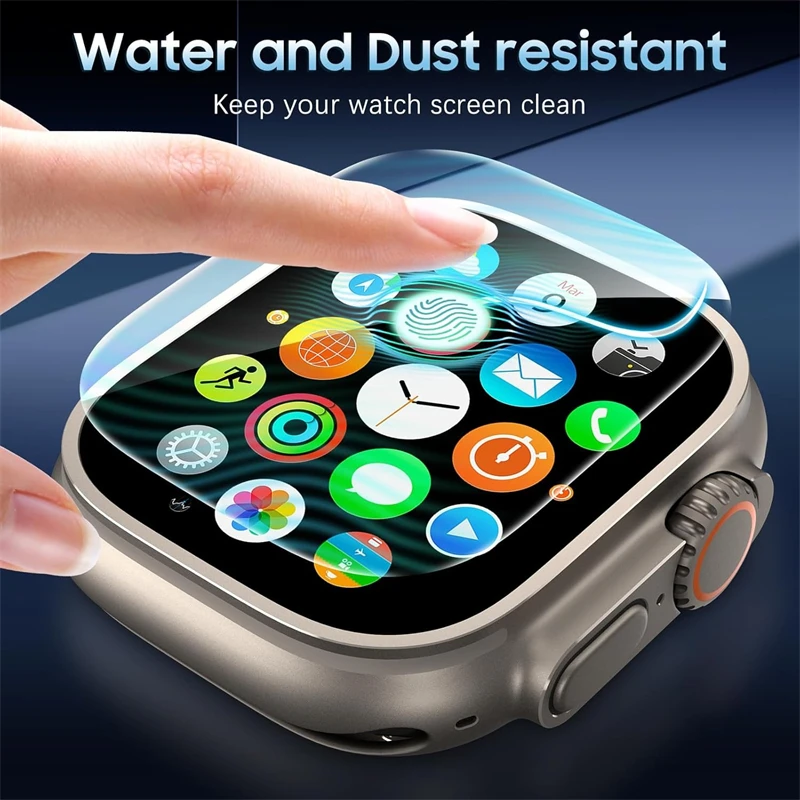 Hydrogel Film for Apple Watch 46MM 44MM 45MM 40MM 41 38 42 49MM Screen Protector iWatch series Ultra 11 10 9 8 se 6 Accessories image 4