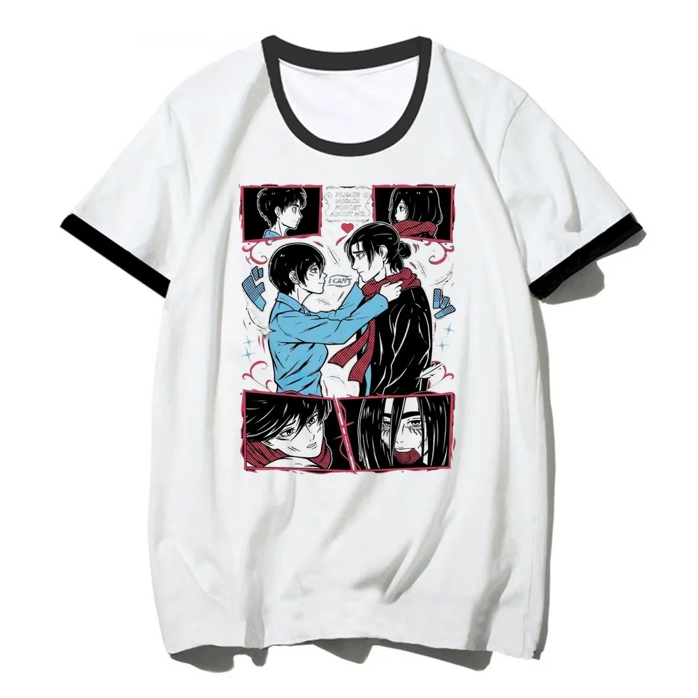 Attack on Titan shirt girl goth grunge summer jojifuku top tees scene  cutecore graphic anime party