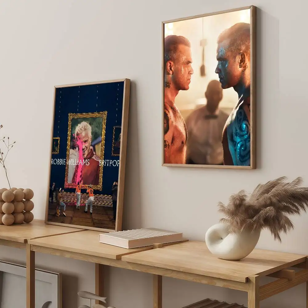 ملصق المغني روبي ويليامز بريتبوب مناسب لغرفة المعيشة المنزلية وغرفة النوم والمكتب والبار لتزيين الحائط #4