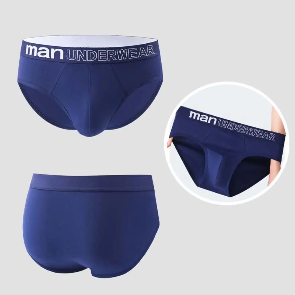 

5PCS Japanese Style Low Waist Men Thin Panties Male Lingerie Elastic Men's Underwear Briefs Letter Underpants Men