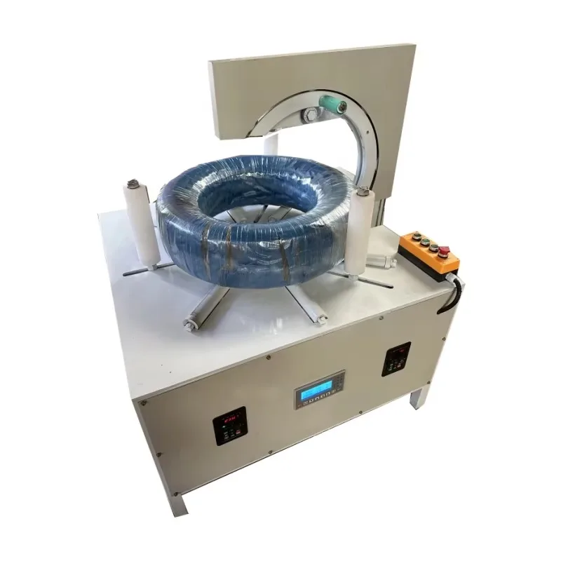 Portable Tape Packaging Machine Wire Braiding Machine Wire Cable Rotating Rolling Automatic Packaging PVC Portable