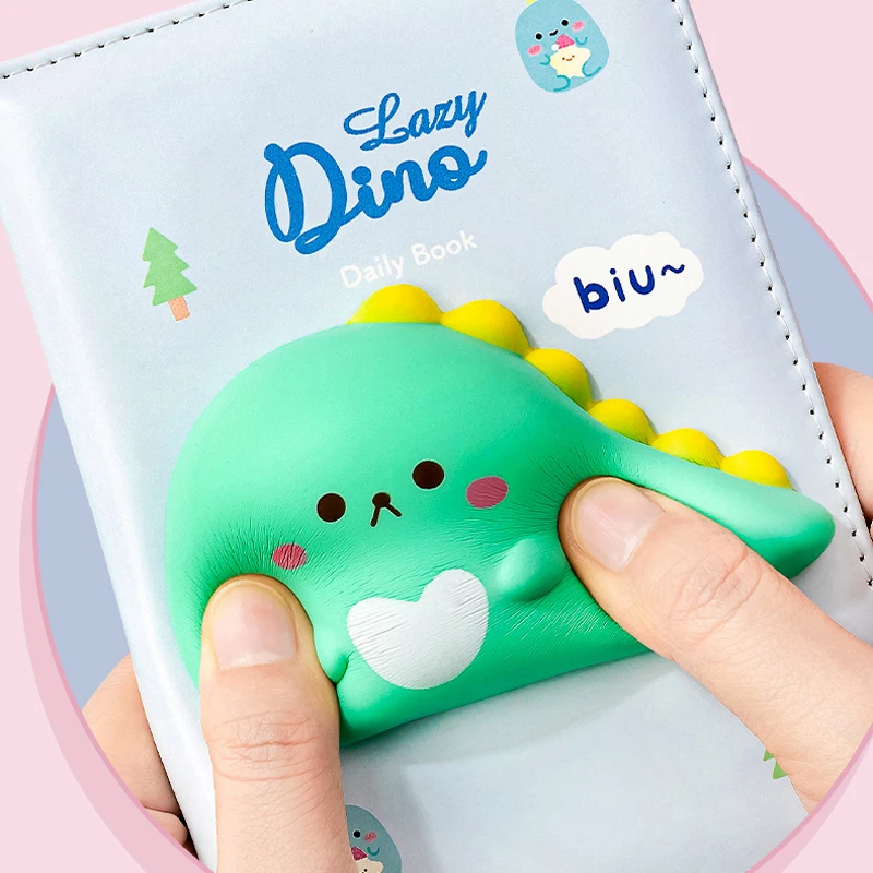 Cute Mini Cartoon Animal Decompression Daily Notebook Creative Colorful Paper Diary Journal Planner Agenda Stationery