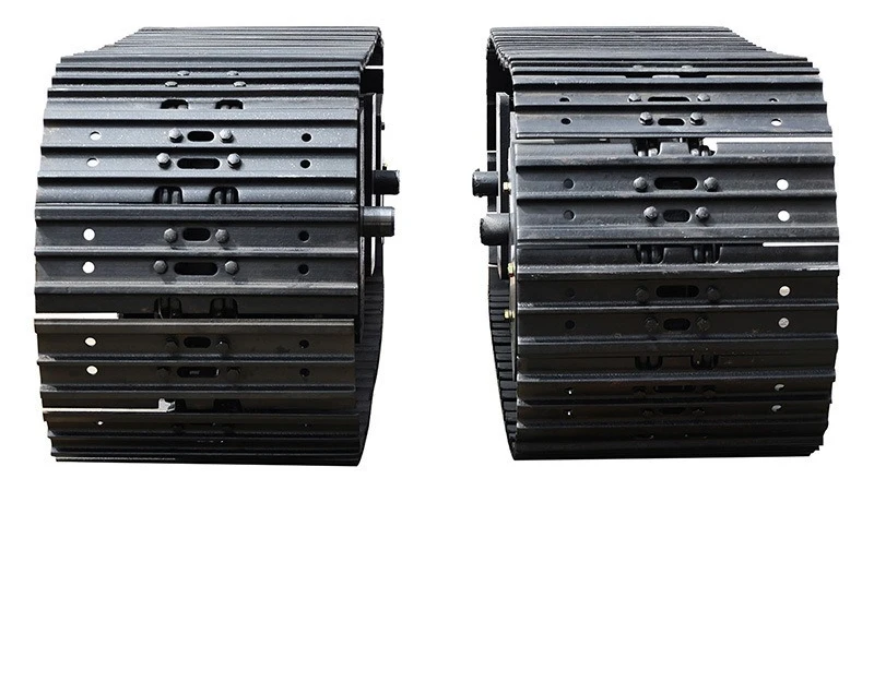 15-ton large mine steel crawler chassis, dedicated assembly for drilling rig crushers