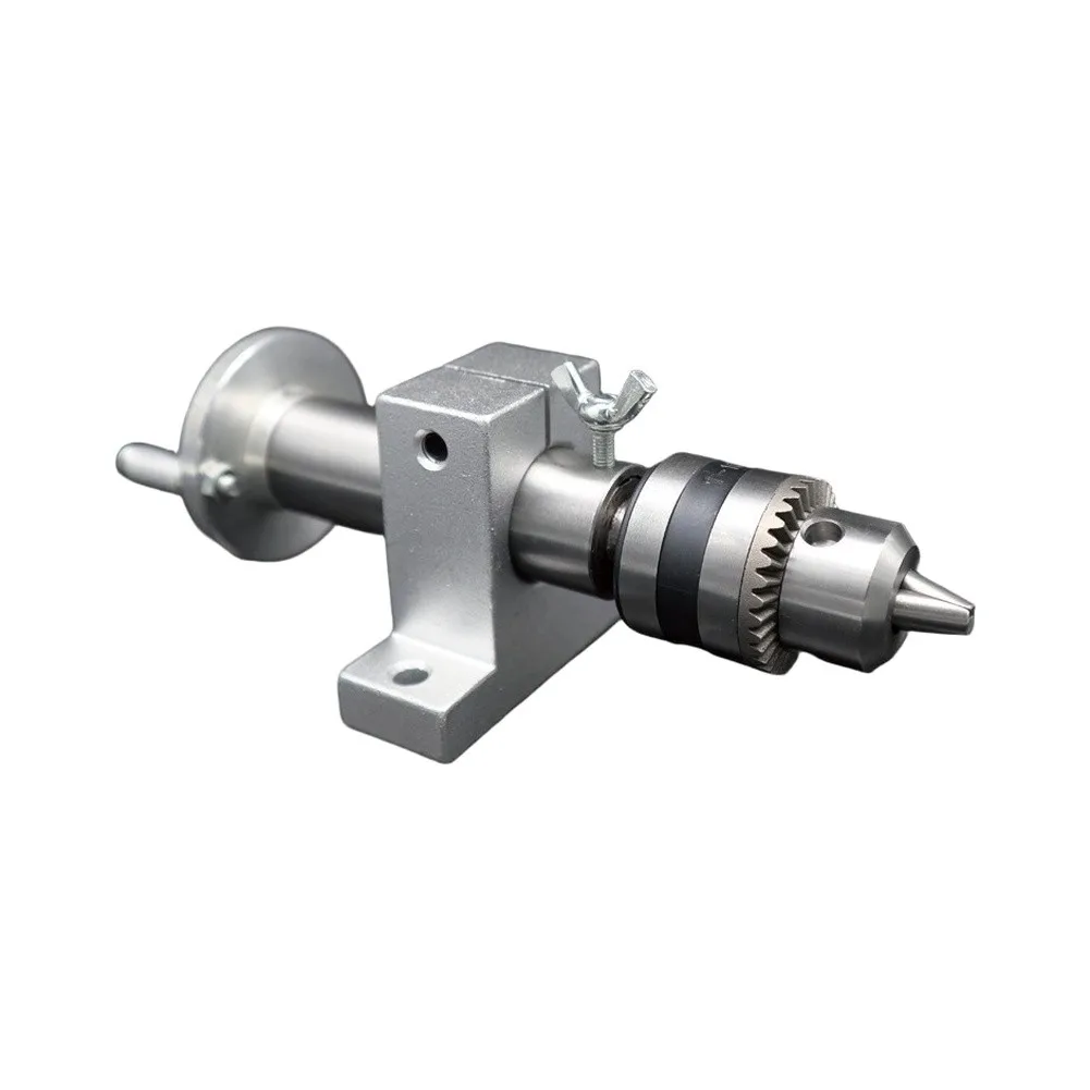 For Lathe Tailstock Live Center Head with Enhanced Grip Stability for Bead Drilling and Wood Turning 170mm 46mm Hole Spacing