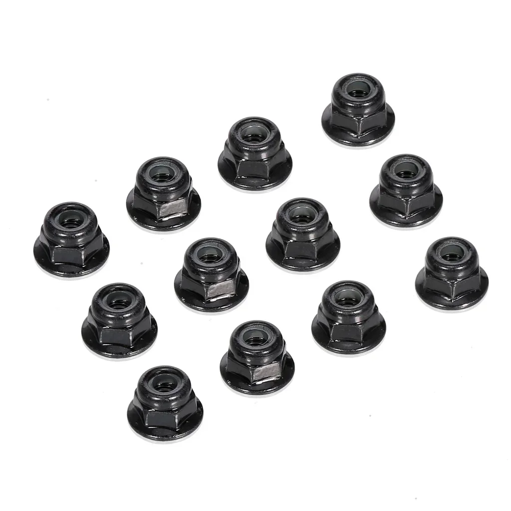 

12PCS Metal 4mm M4 Wheel Lock Nuts Compatible for 1/10 RC Car Hsp Redcat Trxs Tamiya Hpi Rc4wd Axial Replacement Parts