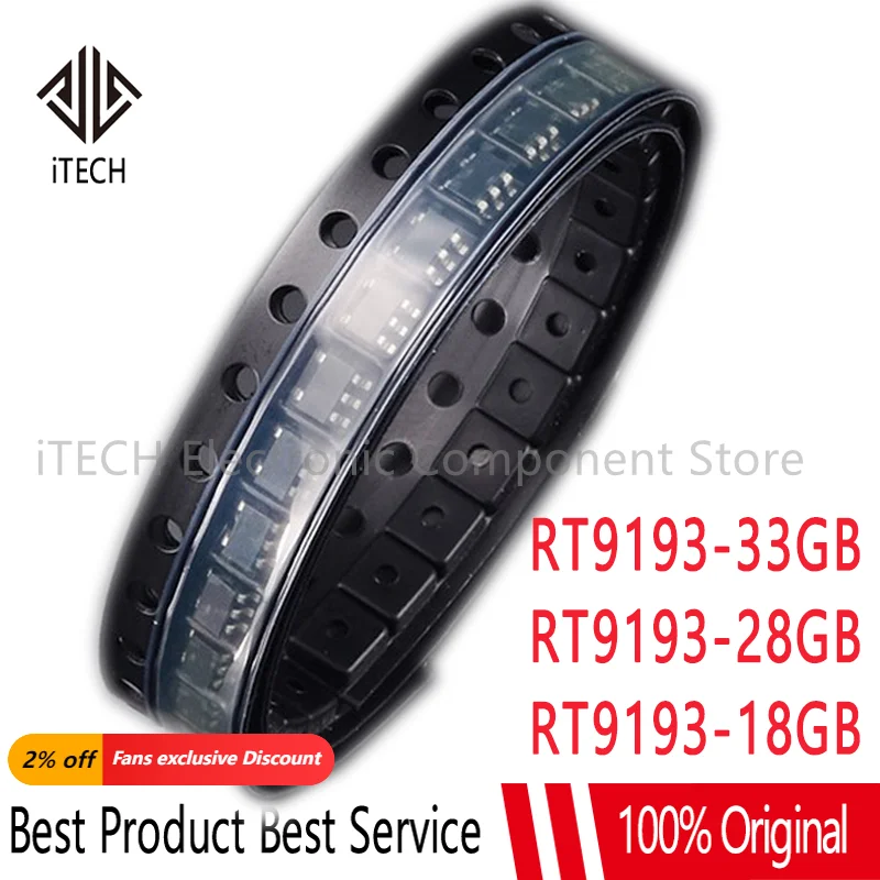 10PCS/LOT RT9193-33 RT9193-33GB SOT-23-5 DE = A1D RT9193-28GB -28PB 300MA 2.8V RT9193-18GB RT9193 DC=E2H DC= New