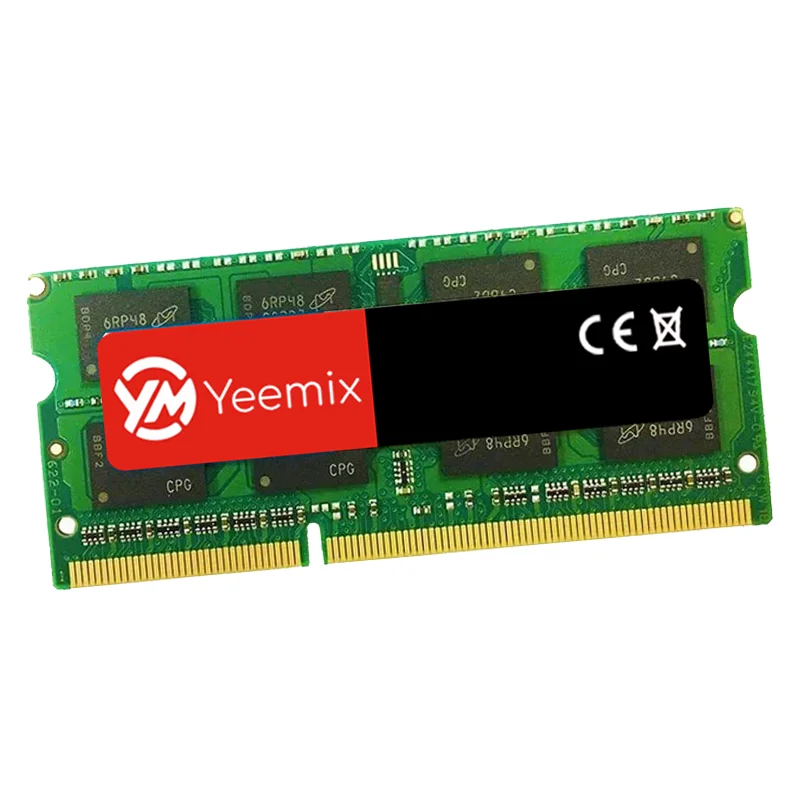 Yeemix Hardware de memoria de ordenador DDR3L 4GB 8GB Ram 1066mhz 1333 1600 1866Mhz PC3L 10600S 12800S 204Pin 1,35V SODIMM para Notebook 4
