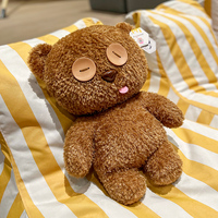 Very Soft Minion TIM Bear Plush Toy Fluffy Bobs Teddy Bear Plushies Pillow Cute Bear Doll Bag Pendant Children's Room Decor Gift