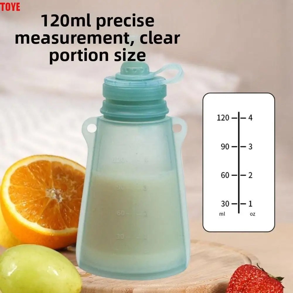 

Силиконовый чехол для детского питания, не содержащий бисфенола А, многоразовый многоразовый мешок для хранения молока, герметичный контейнер для хранения детского питания