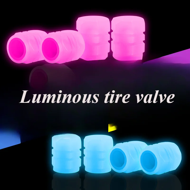 

Luminous Car Tire Valve Cap Motorcycle Electric Motor Bicycle Luminous Valve Core Self Luminous