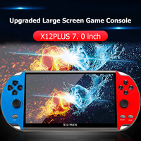 X12 Plus Handheld Game Console 10000 Games 7.1inch HD Screen Classic Video Game Player Support TV Output Gift for Kids Adult