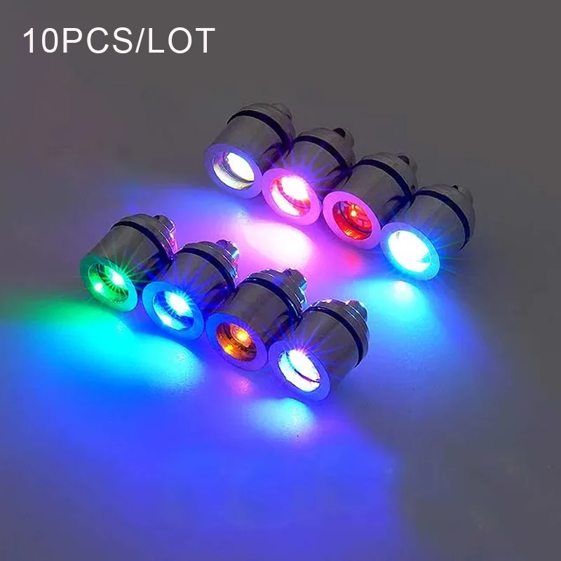 10Pcs Mini Wireless Led Lamp Model Luminous Light Metal Toys for Diy Model Making/dollhouse Decoration/diorama with Batteries