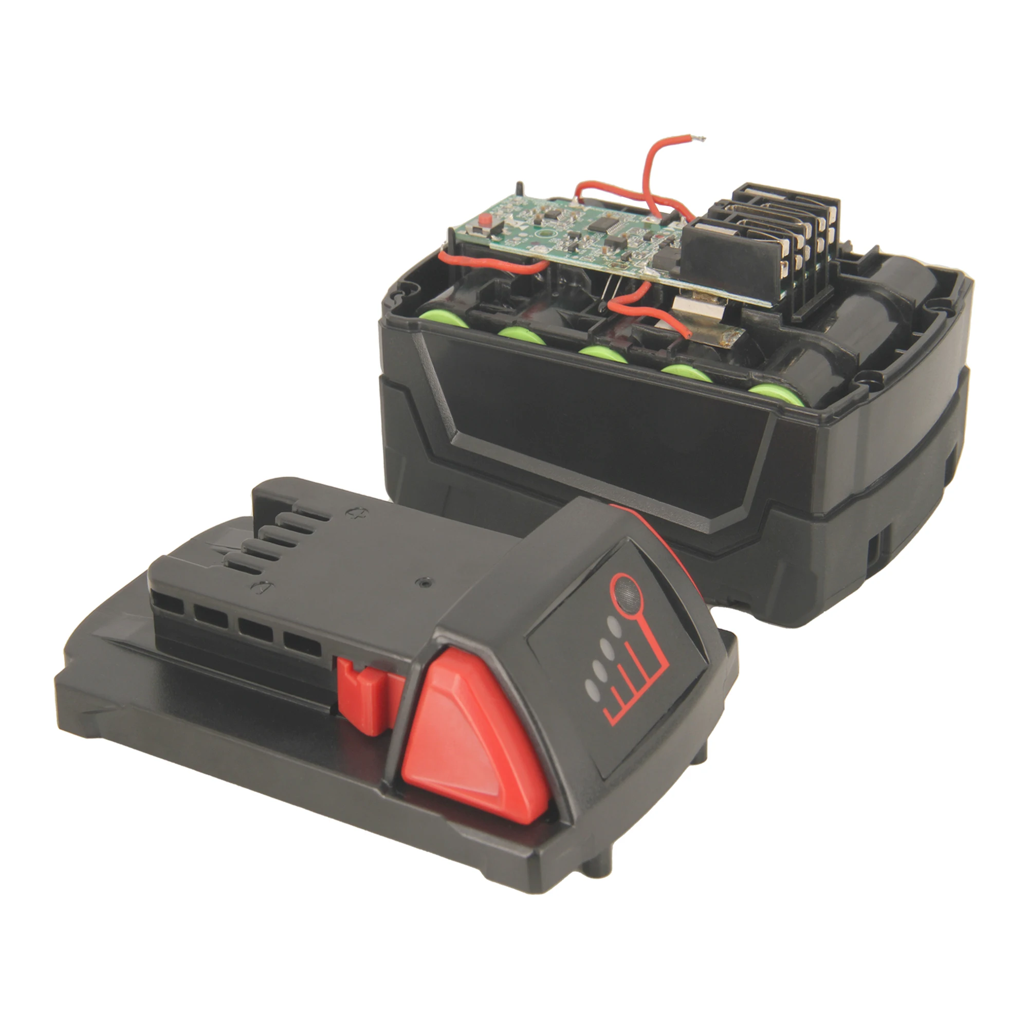 Mil 18VD-3 48-11-1815 48-11-1820 48-11-1822 M18B2 48-11-1828 48-11-1840 48-11-1830 5 celdas batería de iones de litio 18650