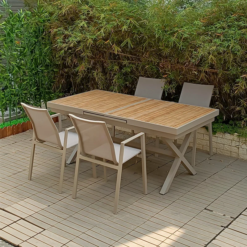 

Hotel Lobby Outdoor Garden Aluminum Alloy Furniture Restaurant Tables And Chairs For Villa Resort For Hotels And Restaurants