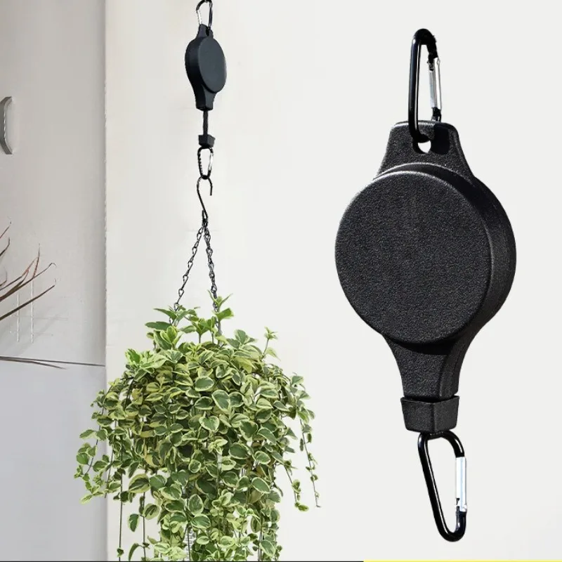 Telescopic Hanging Basin Gardening Hook Hanging Type Free Hovering Adjustable Flower Rack Birdcage Gardening