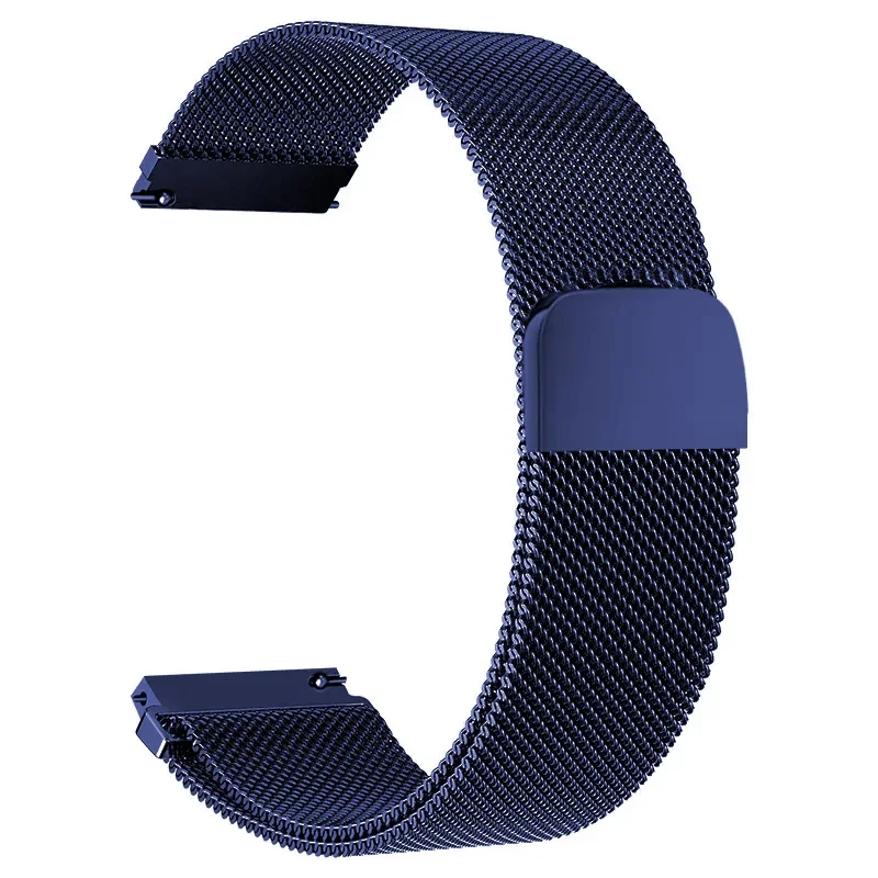 Roestvrij stalen Milanese bandretour magnetische armband 16 mm/18 mm/20 mm/22 mm vervangende riem