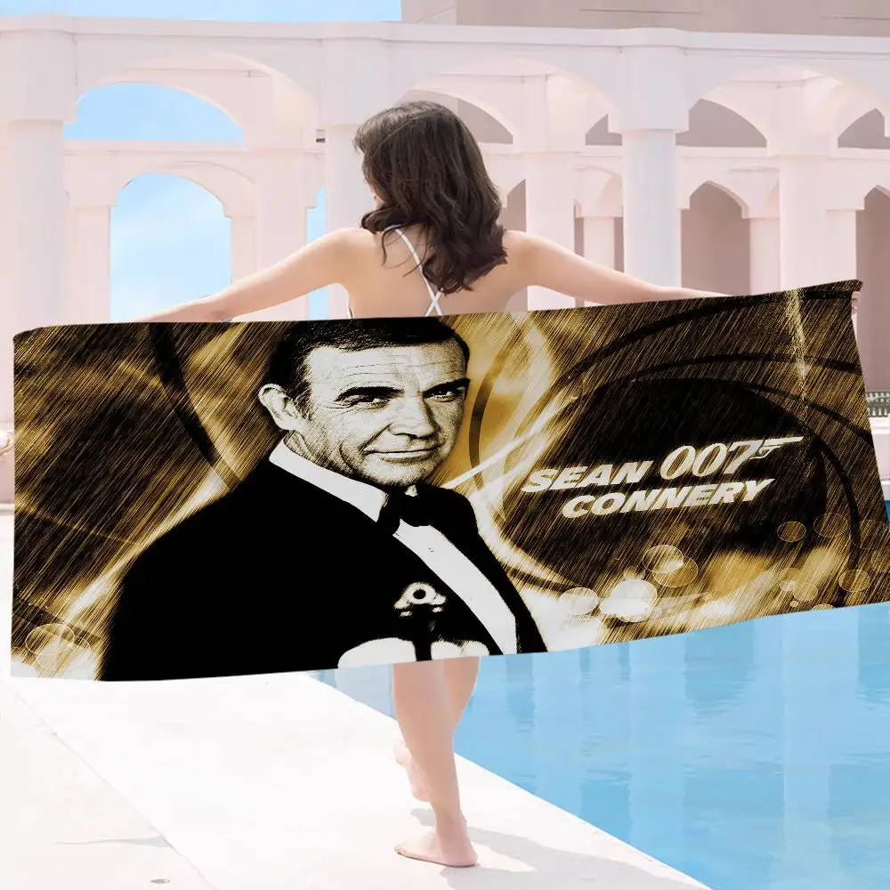 

Movie J-James B-Bond 007 Big Microfiber Beach Towels Quick Dry Towel Sand Beach Towels Pool Towel For Travel Swim Pool Yoga