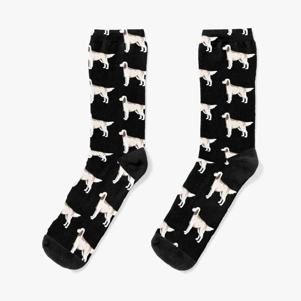 

Large English Setter Socks Stockings man Rugby Socks Man Women's