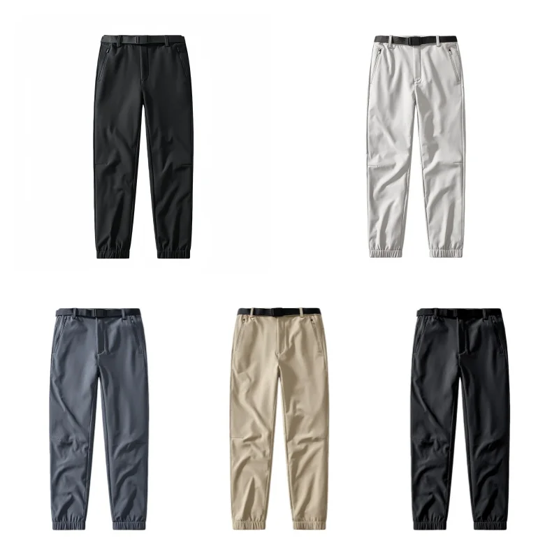 

Мужские брюки для скалолазания на открытом воздухе, осень-зима, новый стиль, повседневные спортивные водонепроницаемые длинные брюки с флисовой подкладкой