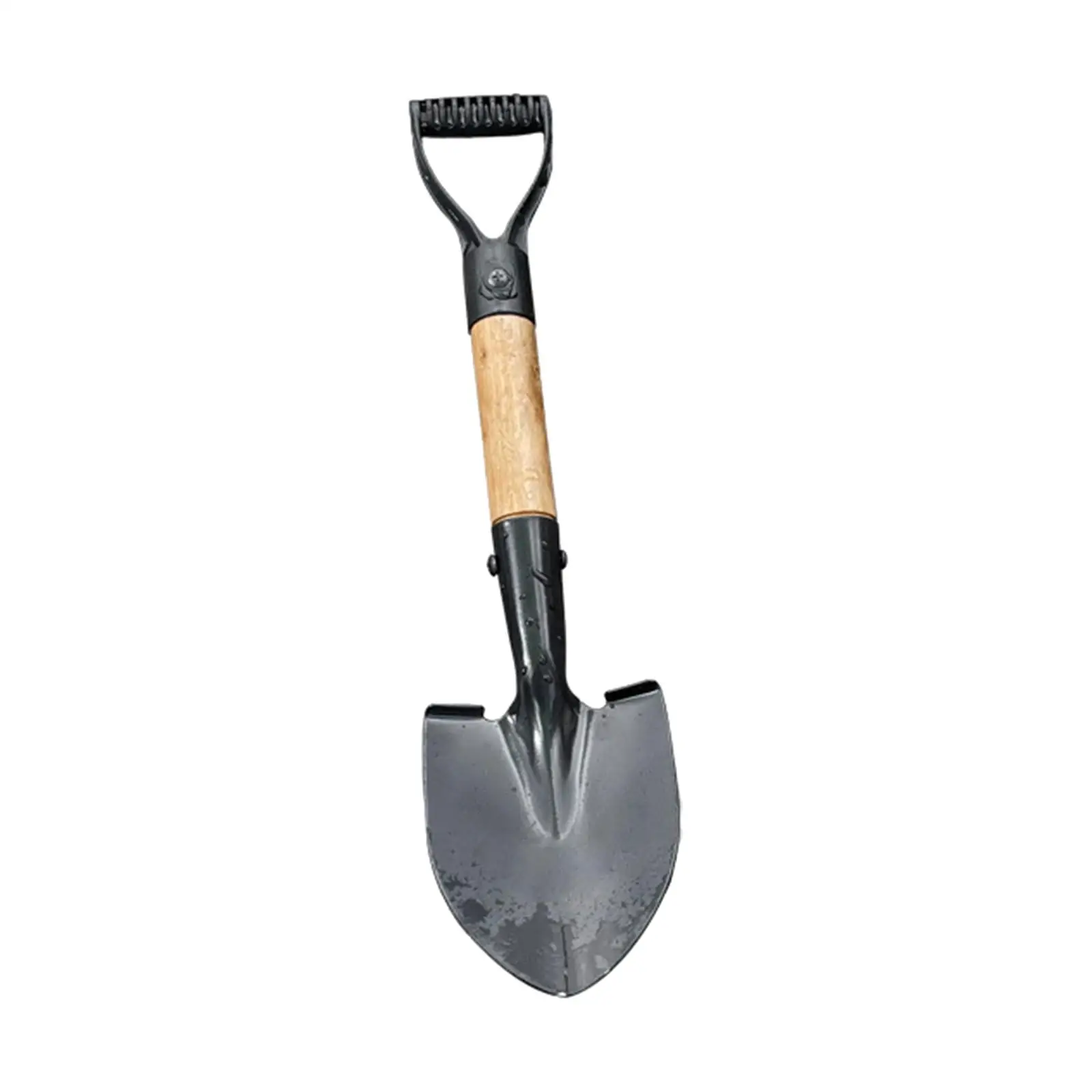 Outdoor Camping Shovel, Entrenching Tool Spade Shovel with Handle, Gardening Planting Metal Shovel for Adults