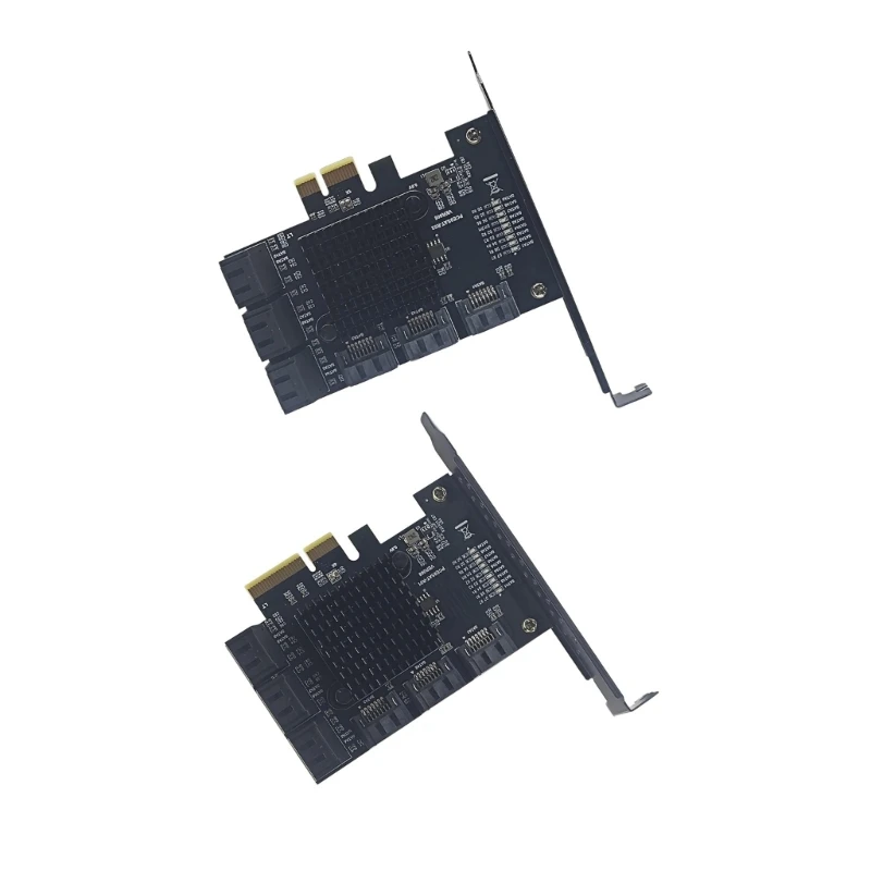 

9 Port PCIe to Expansion Card with 6.0 Gbps Transfer Speed and Hot Swap Support for Desktop PC N0HC