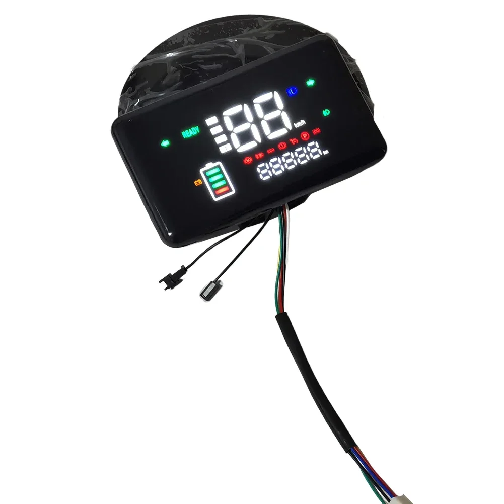 Ebike LCD Display Motor Speedmeter Screen 48-72V 6PIN E-Bike Electric Bike Scooter Motor Digital Instrument Panel Parts