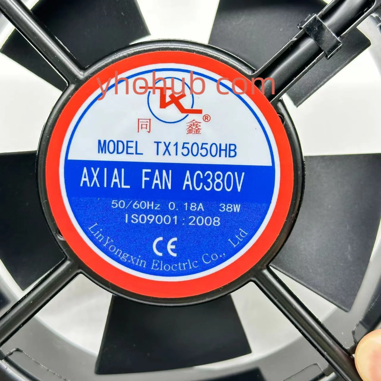 TX TX15050HB AC 380V 0.18A 150x150x50mm 2-Wire Server Cooling Fan