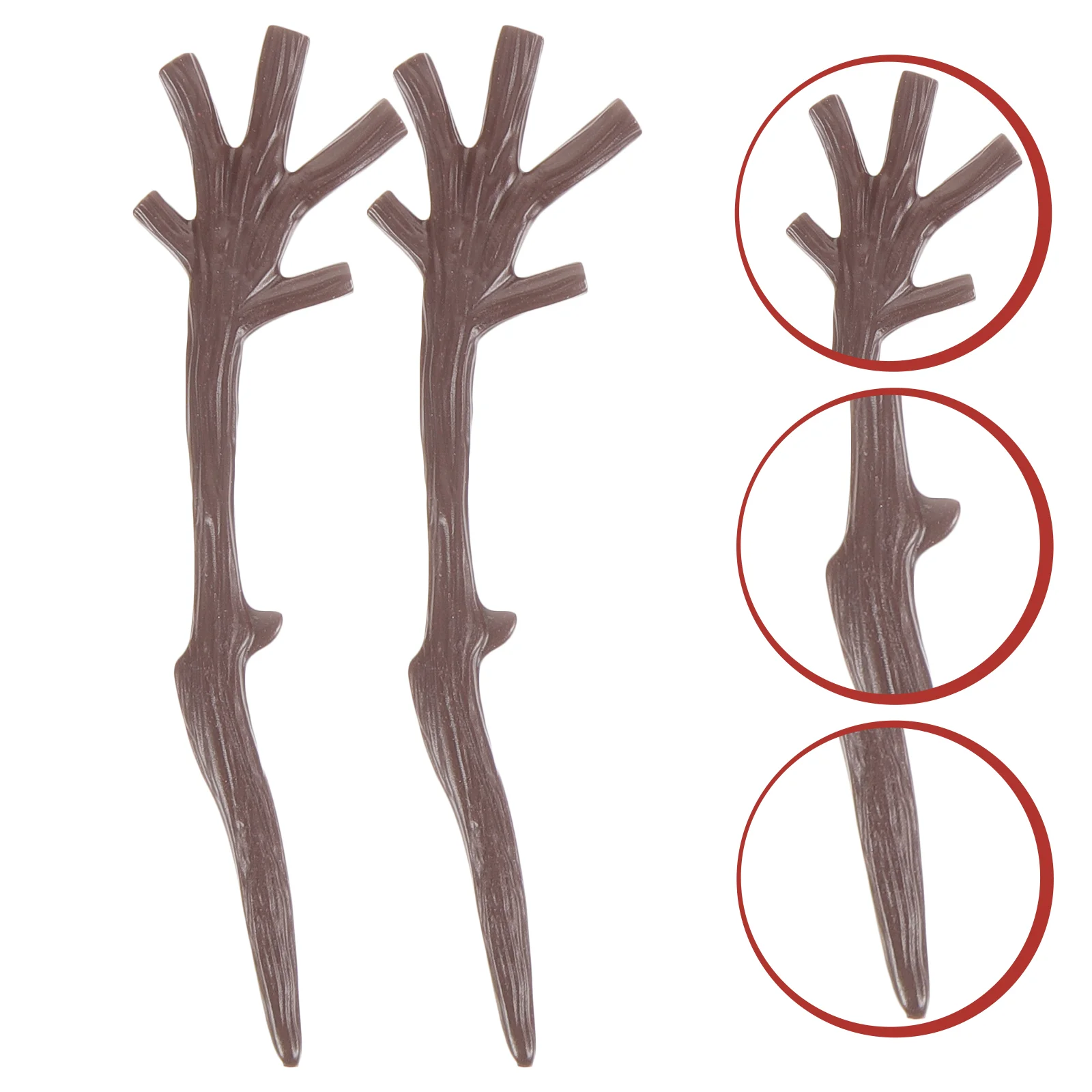 

100 Pcs Handicrafts Christmas Snowman DIY Decoration Pendant Baby Mini Tree Decorating Accessories Plastic Decorative Branches