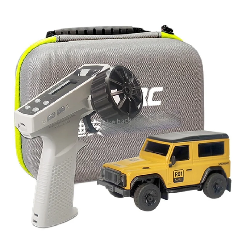 Ldarc R01 1/64 Rc Car Simulation Mini Remote Control Vehicle With Lights 2wd Crawler Toy Gift For Kids Hobby