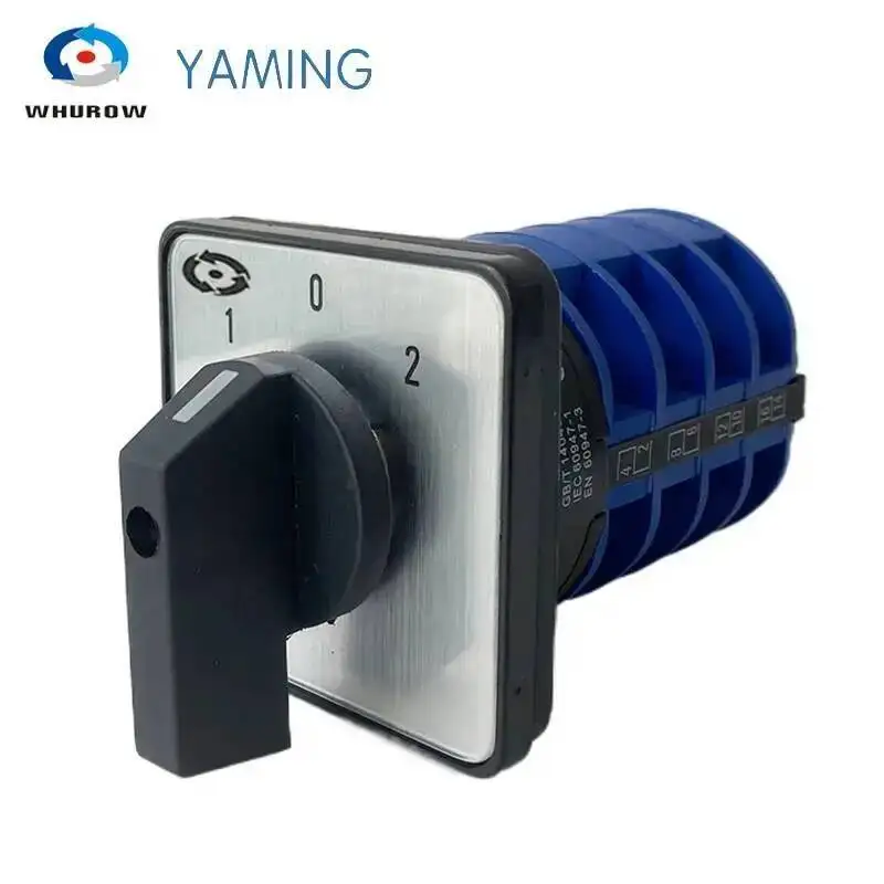 LW26 YMW26-32/4 Rotary Switch 3 Postion 660V 32A 4 Pole 16 Terminal Screw Selector Universal Changeover Cam Main Switch