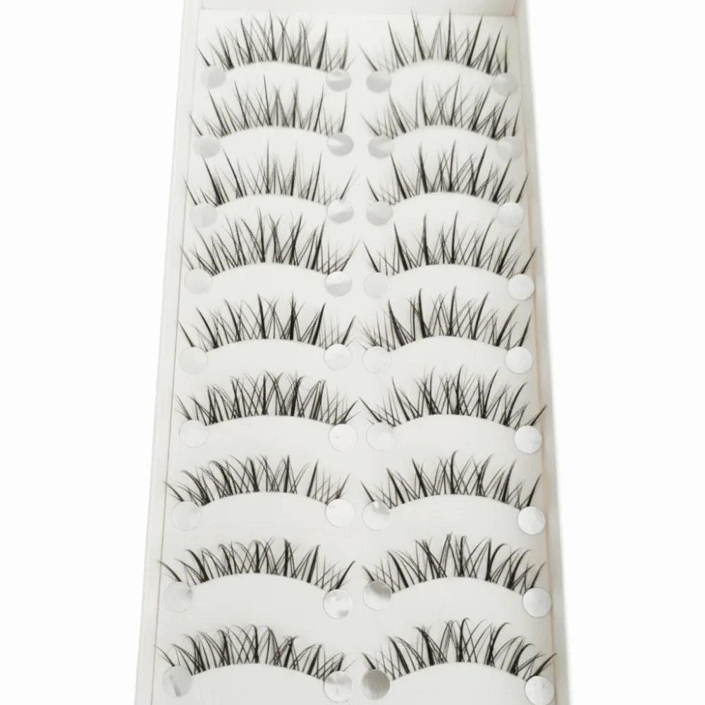 Faux cils style thaïlandais, longs et naturels, faits à la main, en faux vison 3D, sans cruauté, outils de maquillage pour les yeux, extensions de cils