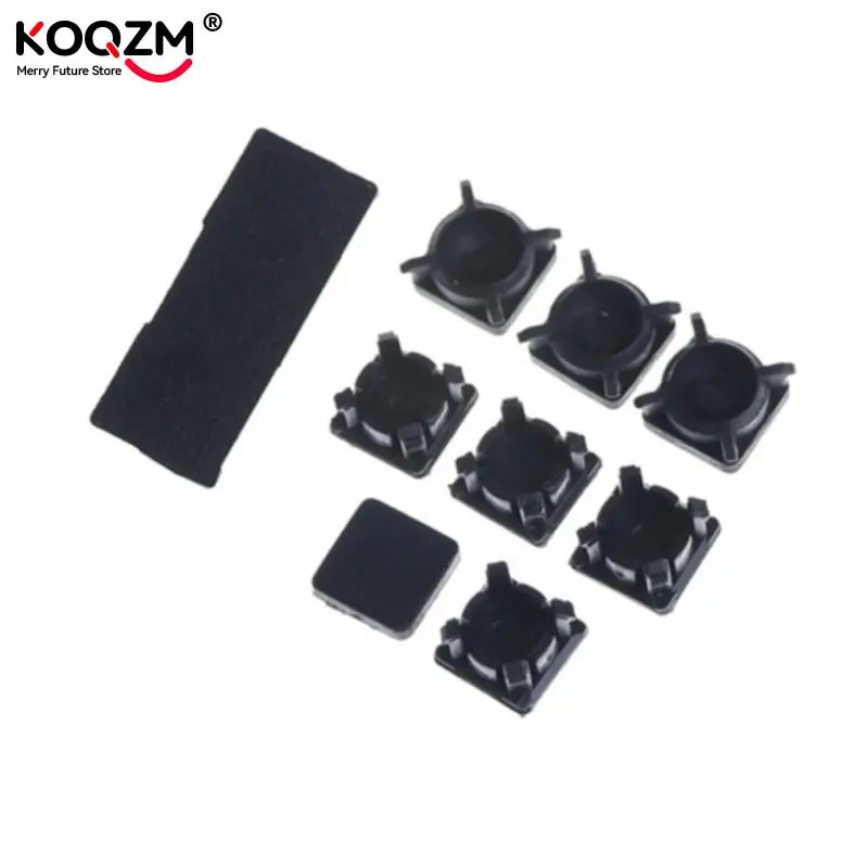 9Pcs/Set Rubber Feet&Plastic Button Screw Cap Cover Replacement Set For PS3 Slim 2000 3000 For Sony Playstation 3 Controller