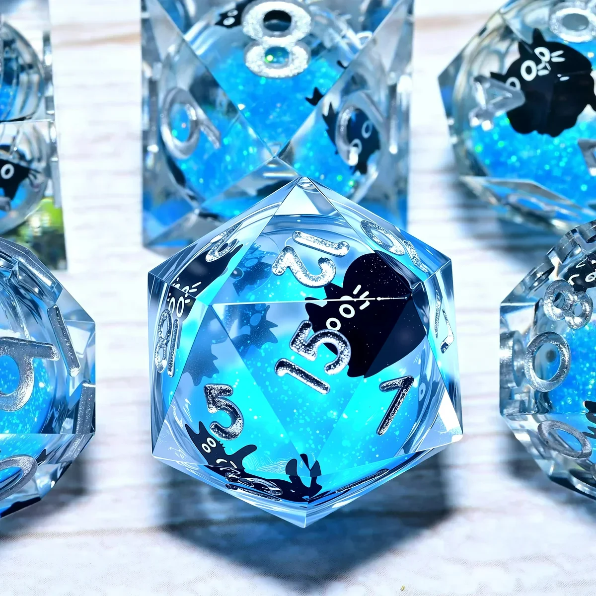 

DND Quicksand Tree Finger Dice Набор из 7 предметов, идеально подходит для ролевых игр, настольная игра для косплея, настольные многогранные игральные кости, D&D ручной работы Ho