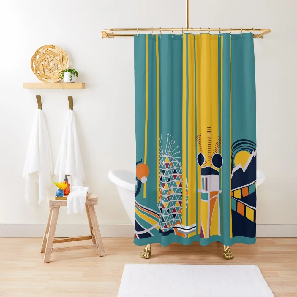 

Retro Kingdom Shower Curtain Window Shower Set For Bathroom Bathroom Accessories Bathroom Box Curtain