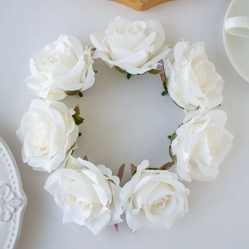 5/10pc Artificial Flower Silk Rose Outdoor Yard Arch Home Holiday Wedding Bridal Bouquet Wall Decora Diy Gift Candy Box Hot Sale