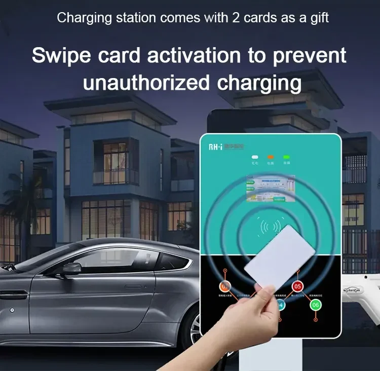 40KW Portable DC EV Charger EU Standard 40 KW Wallbox Fast GBT Commercial Electric Vehicle Car Charging Station With Payment For