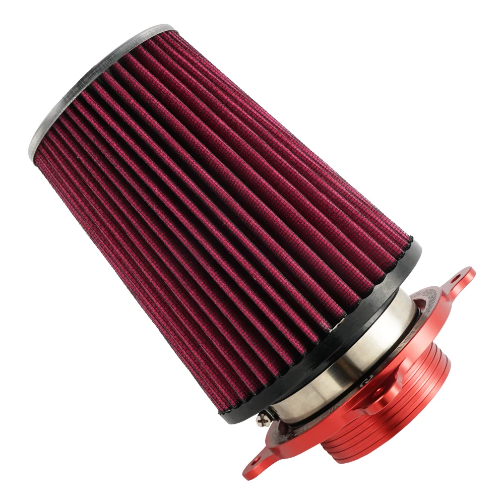 NICECNC Für Yamaha Raptor 700 700R 2006-2026 Luftfilter-Ansaug- und Schnittstellen-Kit Hochleistungs-Waschbares Aluminium ATV-Zubehör – Detail 13