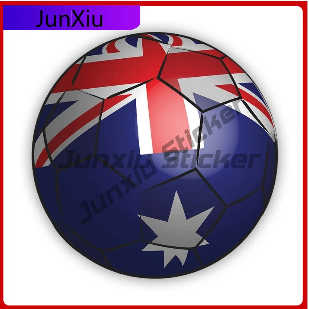 

Australia Football Sticker Waterproof Weather Resistant Anime Style For Bumper Truck Rear Windshield Easy Apply Removable