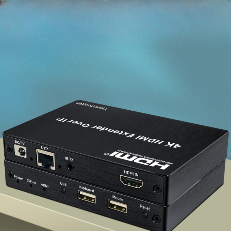 HDMI HD 4K network cable extender KVM keyboard and mouse USB2.0 audio and video zero latencylossless transmitter