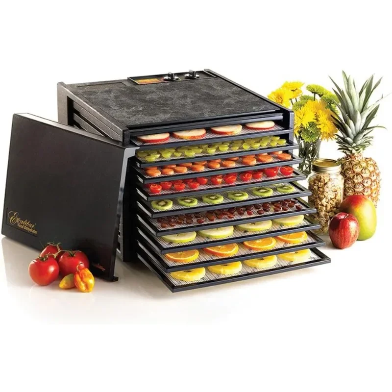 Excalibur 3926TB Electric Food Dehydrator Machine with 26-Hour Timer, Automatic Shut Off and Temperature Control