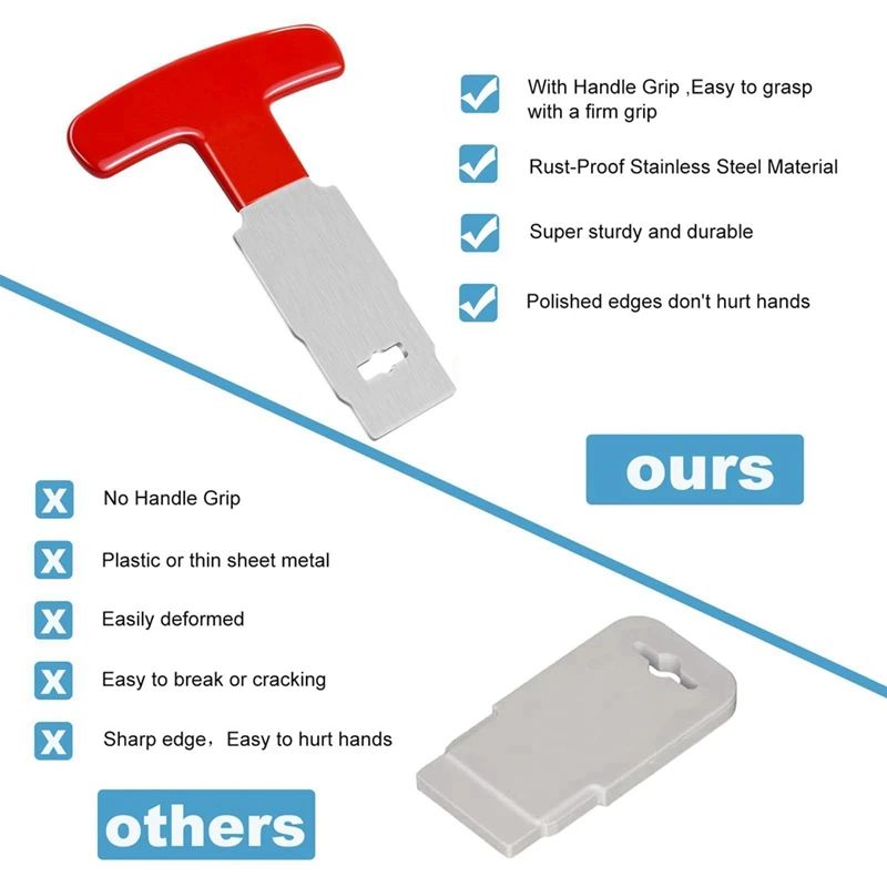 ABNO-2Pcs Pool Plug Removal Tool Pool Drain Plug Removal Tool Pool SPA Removal Tool