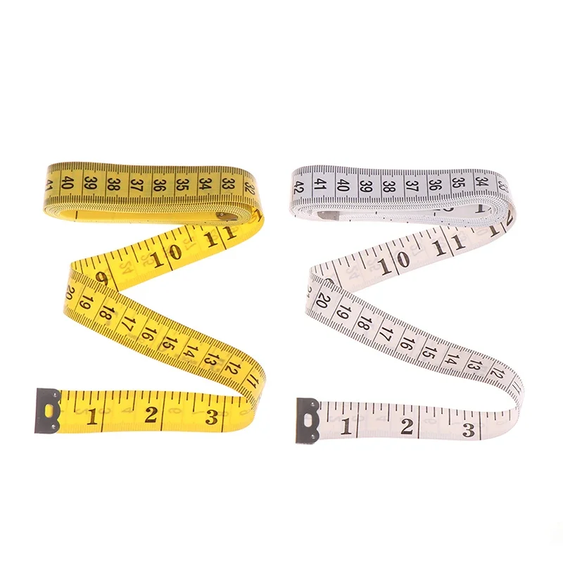 Durable Soft 3 Meter 300 CM Sewing Tailor Tape Body Measuring Measure Ruler Dressmaking PVC Plastic Yellow High Quality