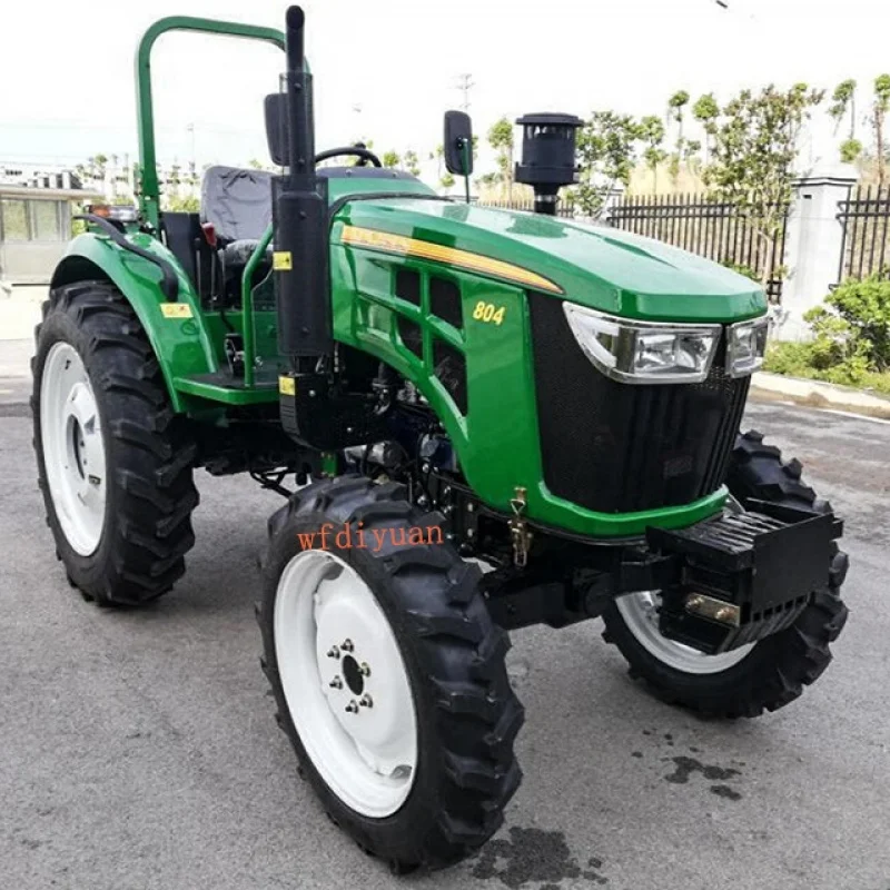 China-Made：4x4 90hp sunshade farm Tracteur Agricole traktor diesel engine trator diyuan tractor