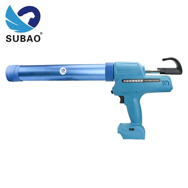 

SUBAO blue 600ml large capacity electric glass glue gun door and window seam gluing machine hard and soft glue dual-use