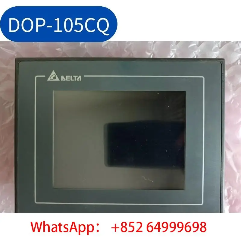 

second-hand DOP-105CQ Delta 5.6 inch human-machine interface touch screen Test OK