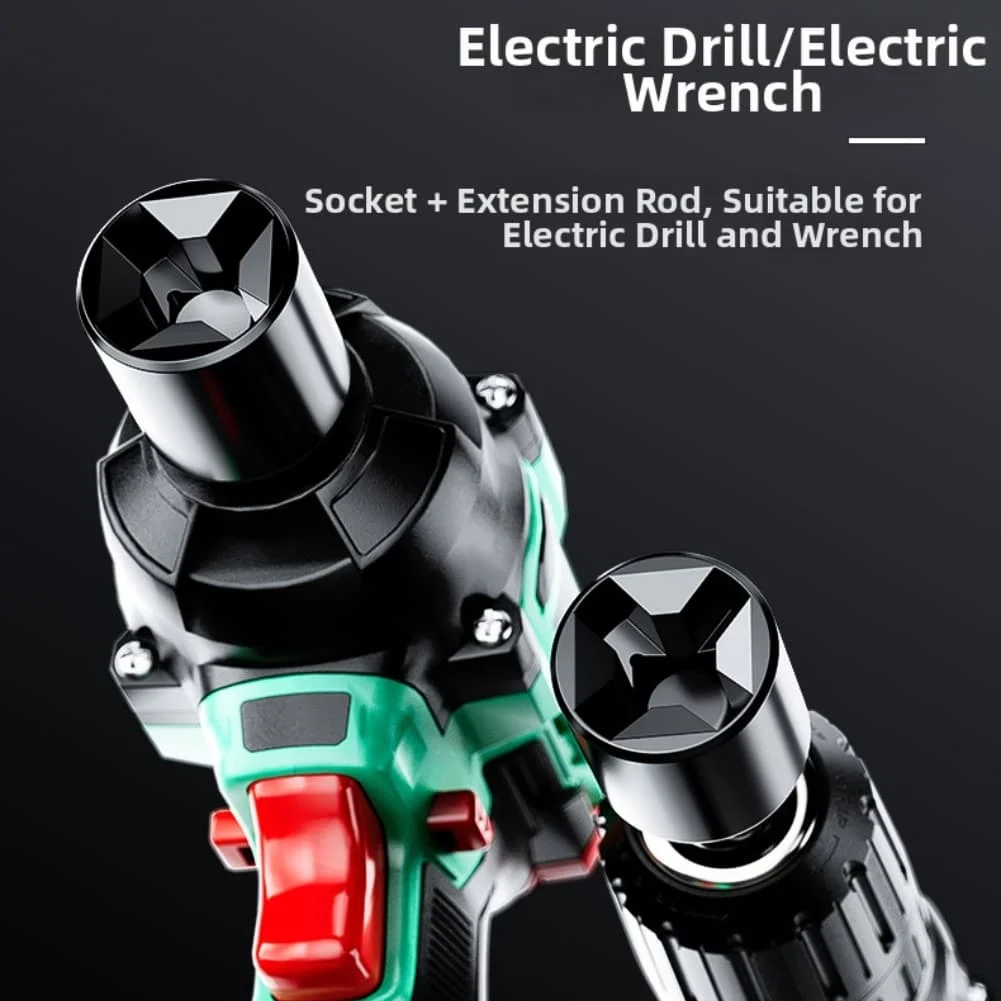 For Tire Changes Socket Adapter Tire Changes Rust Resistant Tool Set Wear And Pressure Resistant 3-second Operation