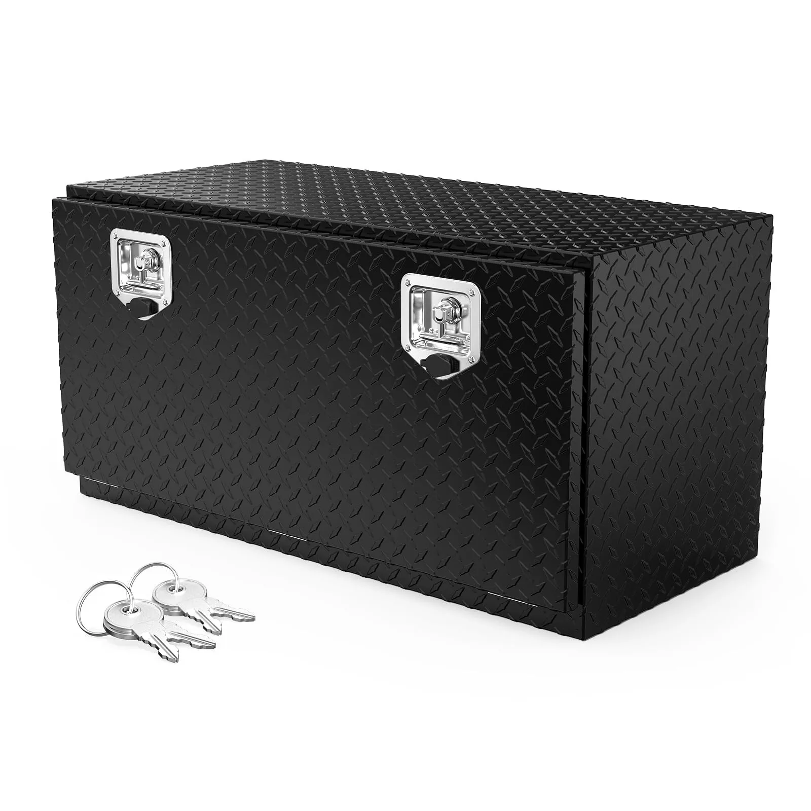 

36" x 17" x 18" Aluminum Tool Box Toolbox Truck Pickup Storage w/ Lock & Keys