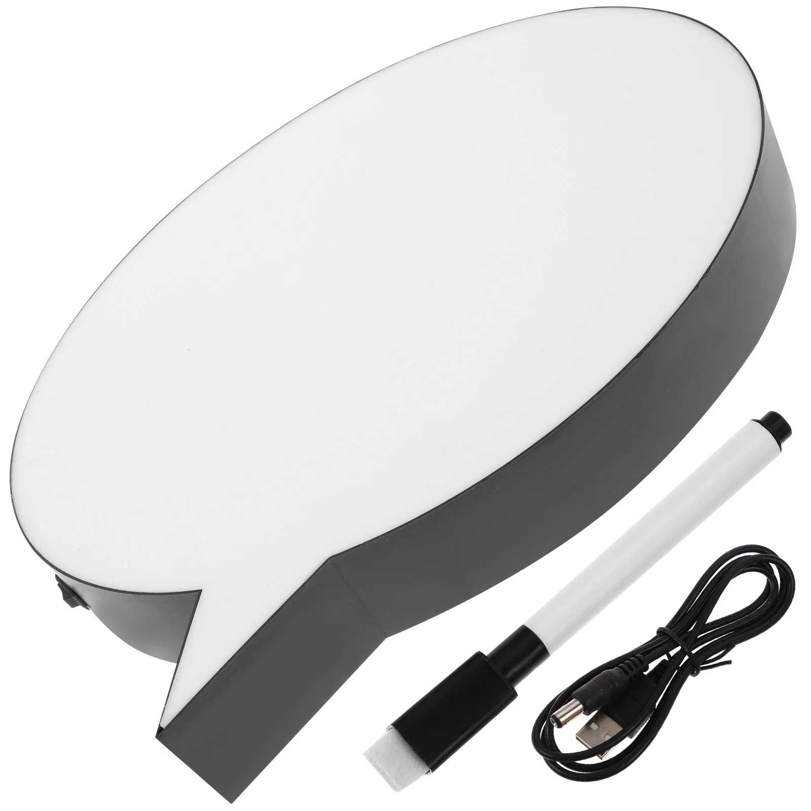 لوحة رسائل مضيئة، لوحة مسح جاف LED، سطح كتابة قابل لإعادة الاستخدام، مثالي لمقتراحات الزفاف وعيد الحب #1